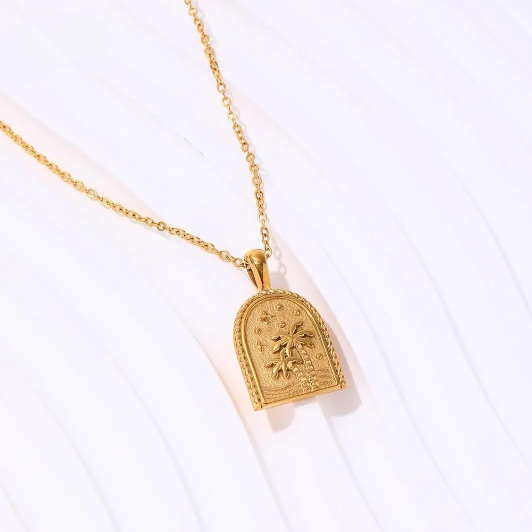 Palm Tree Necklace