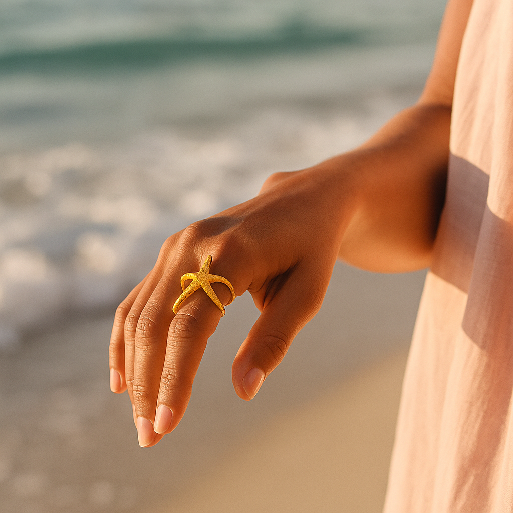Starfish Warp Ring
