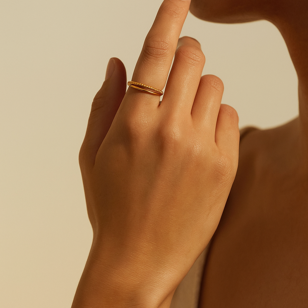 Tiny Gold Rings