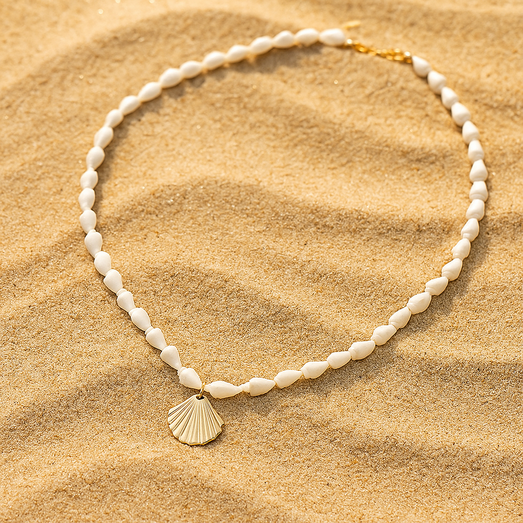 Turritella Shell Necklace