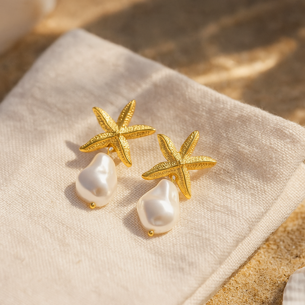 Baroque Pearl Earrings