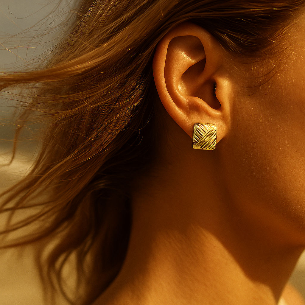 Coastal Grid Earrings