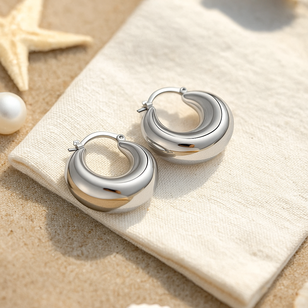 Moon Crest Earrings
