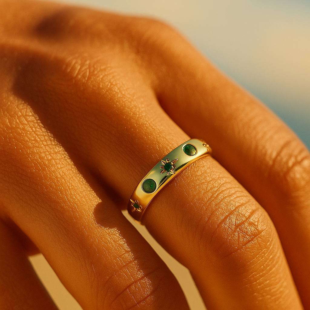 Emerald Tide RIng