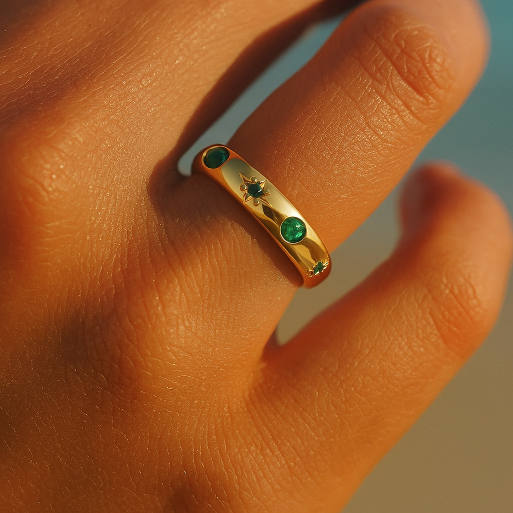 Emerald Tide RIng