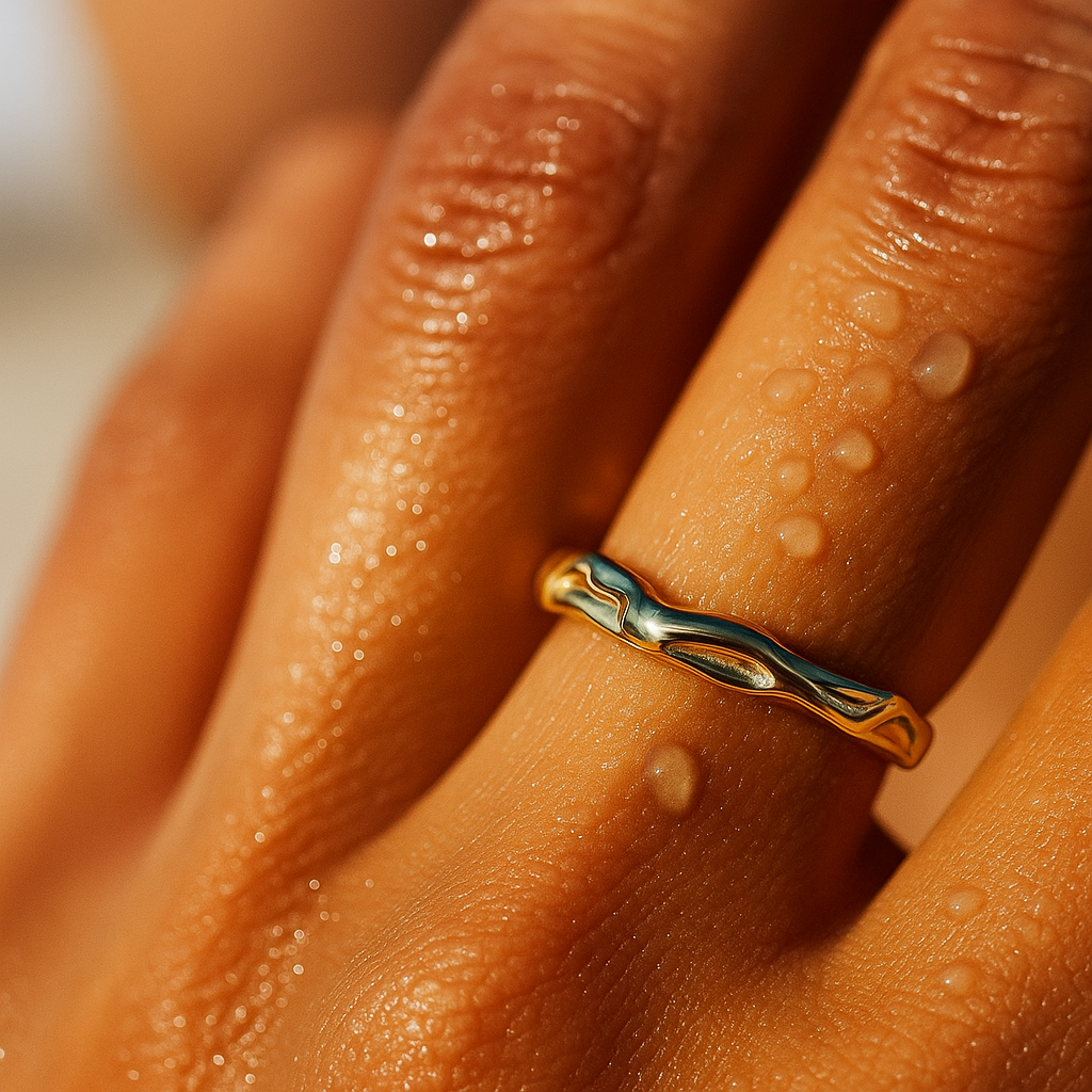 Melted Tides Ring