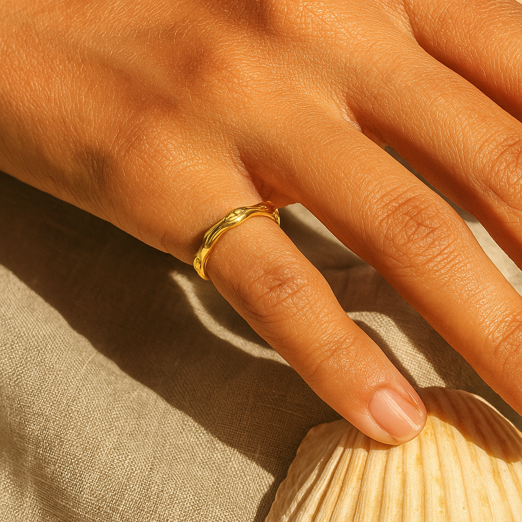 Melted Tides Ring
