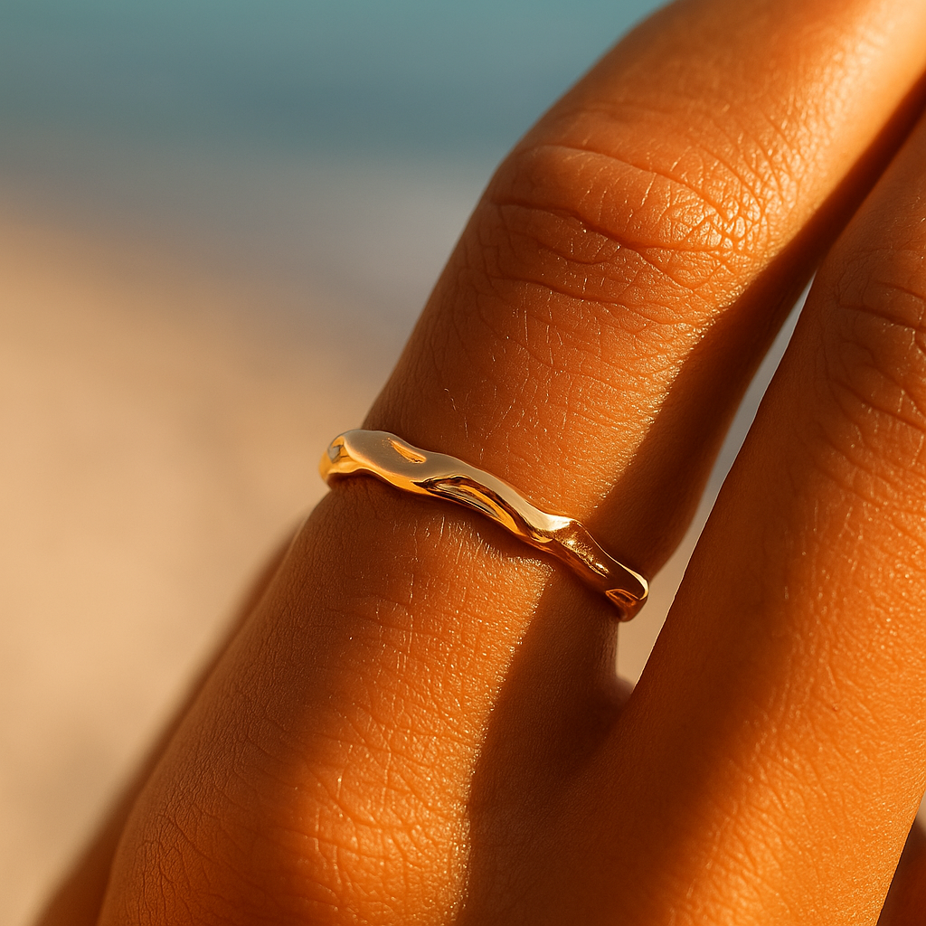 Melted Tides Ring