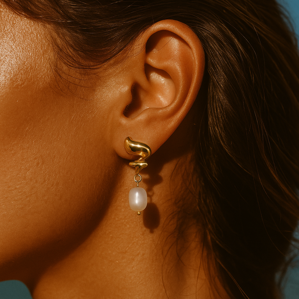 Whirlpool Pearl Earrings