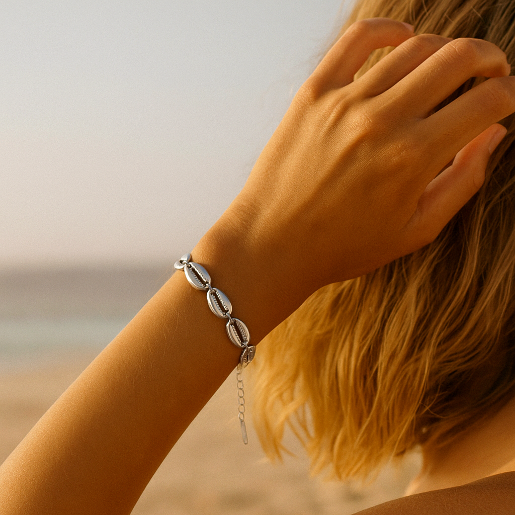 Smelted Cowrie Bracelet