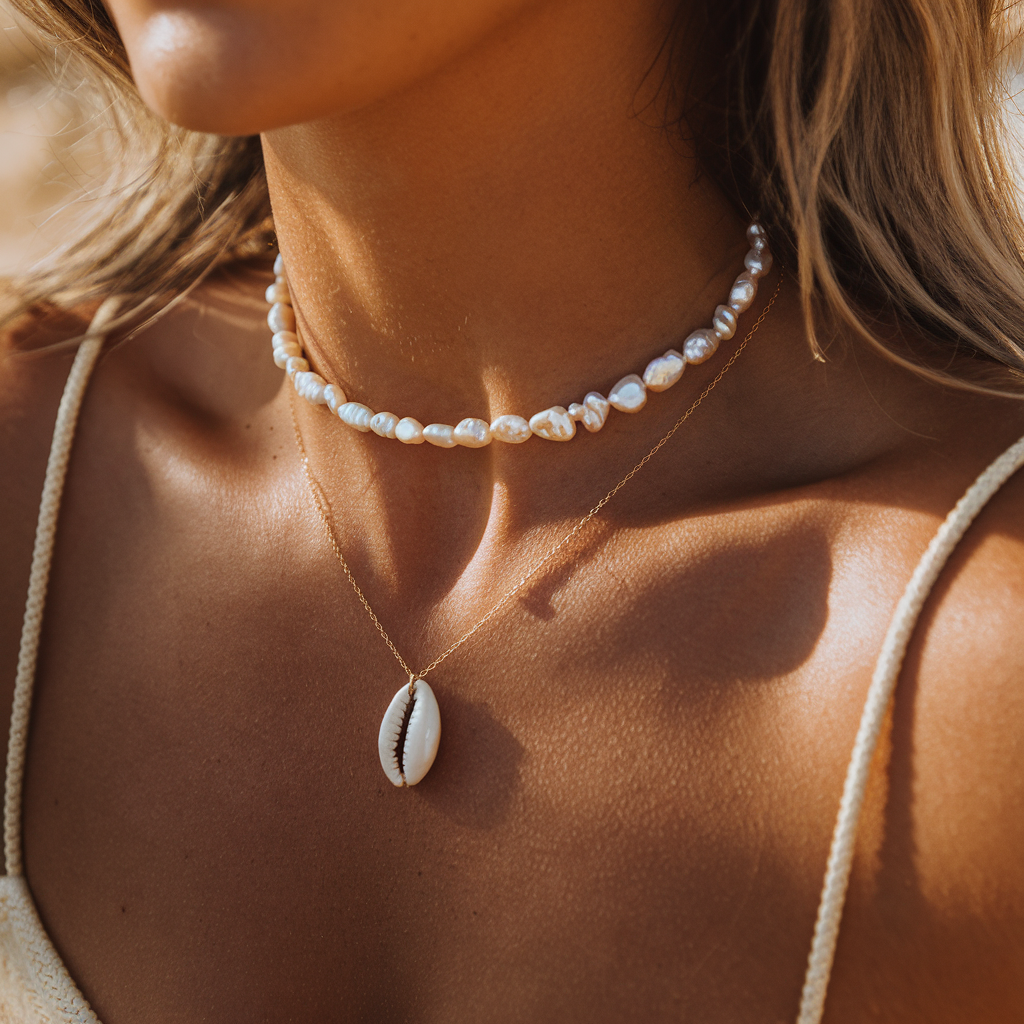 Ocean Cowrie Necklace