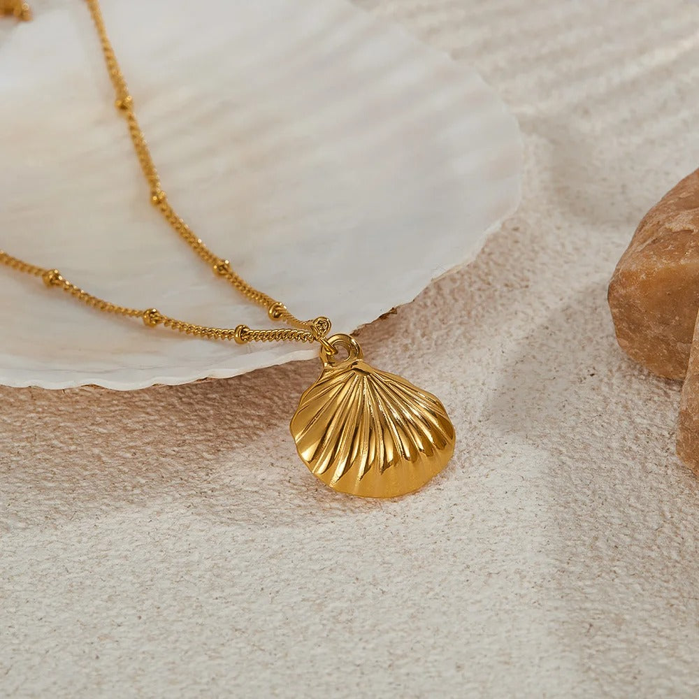 Gold Shell Necklace