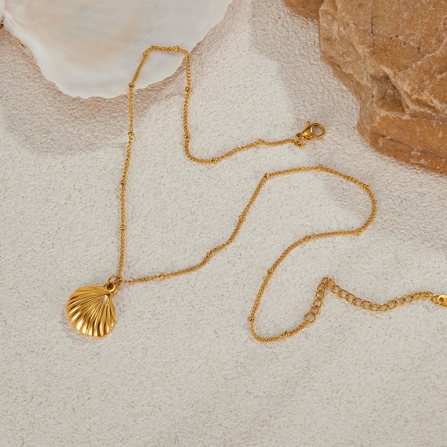 Gold Shell Necklace