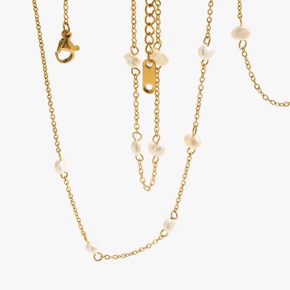 Pearl Float Necklace