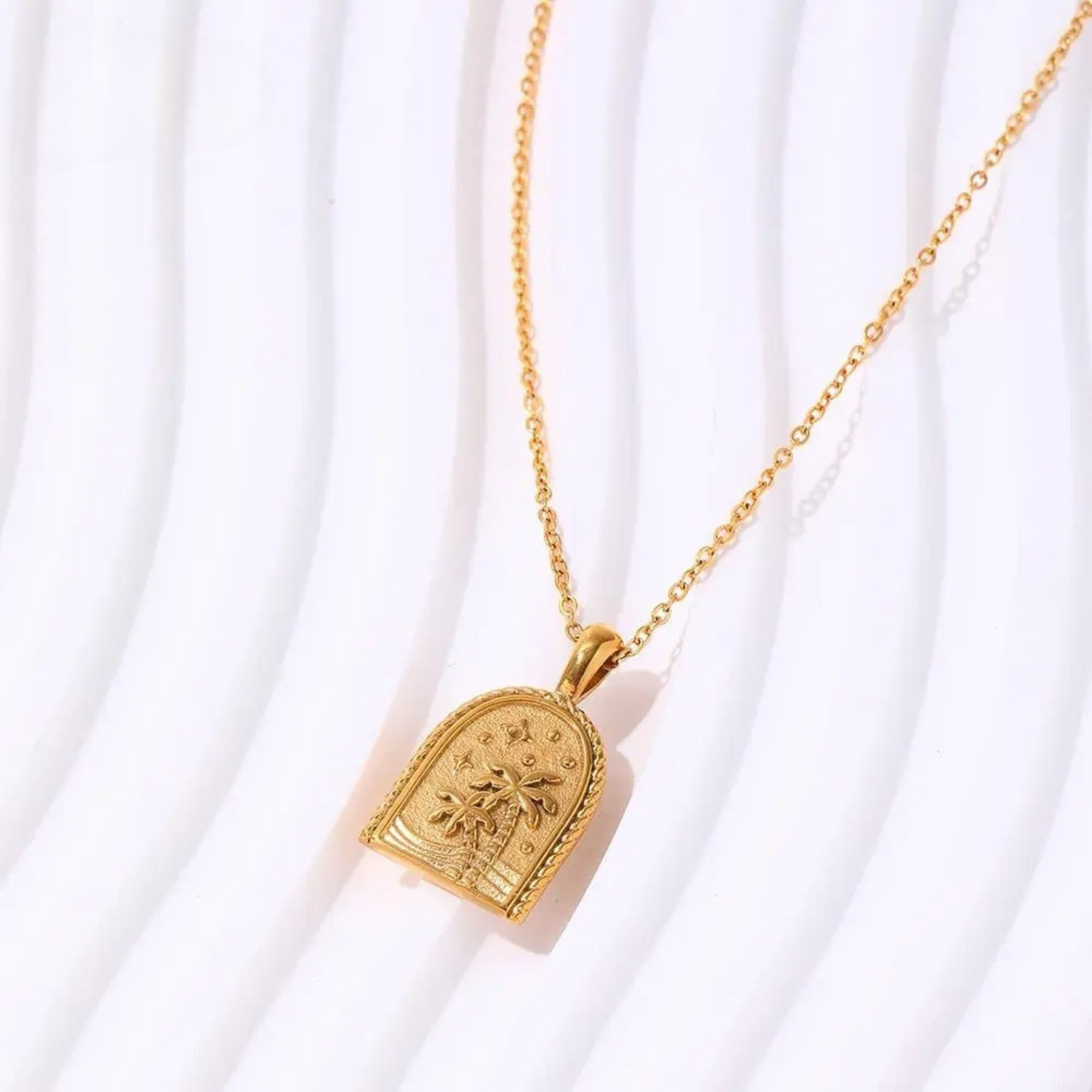 Palm Tree Necklace
