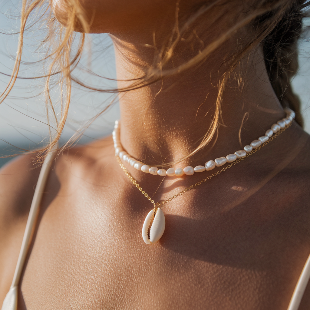 Ocean Cowrie Necklace