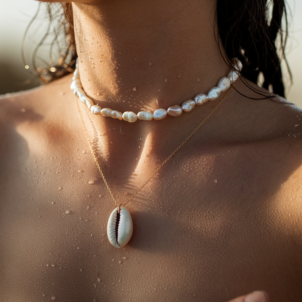 Ocean Cowrie Necklace