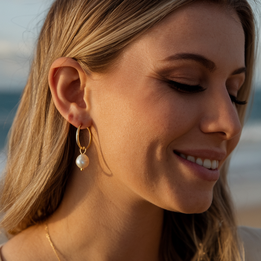 Ocean Pearl Earrings