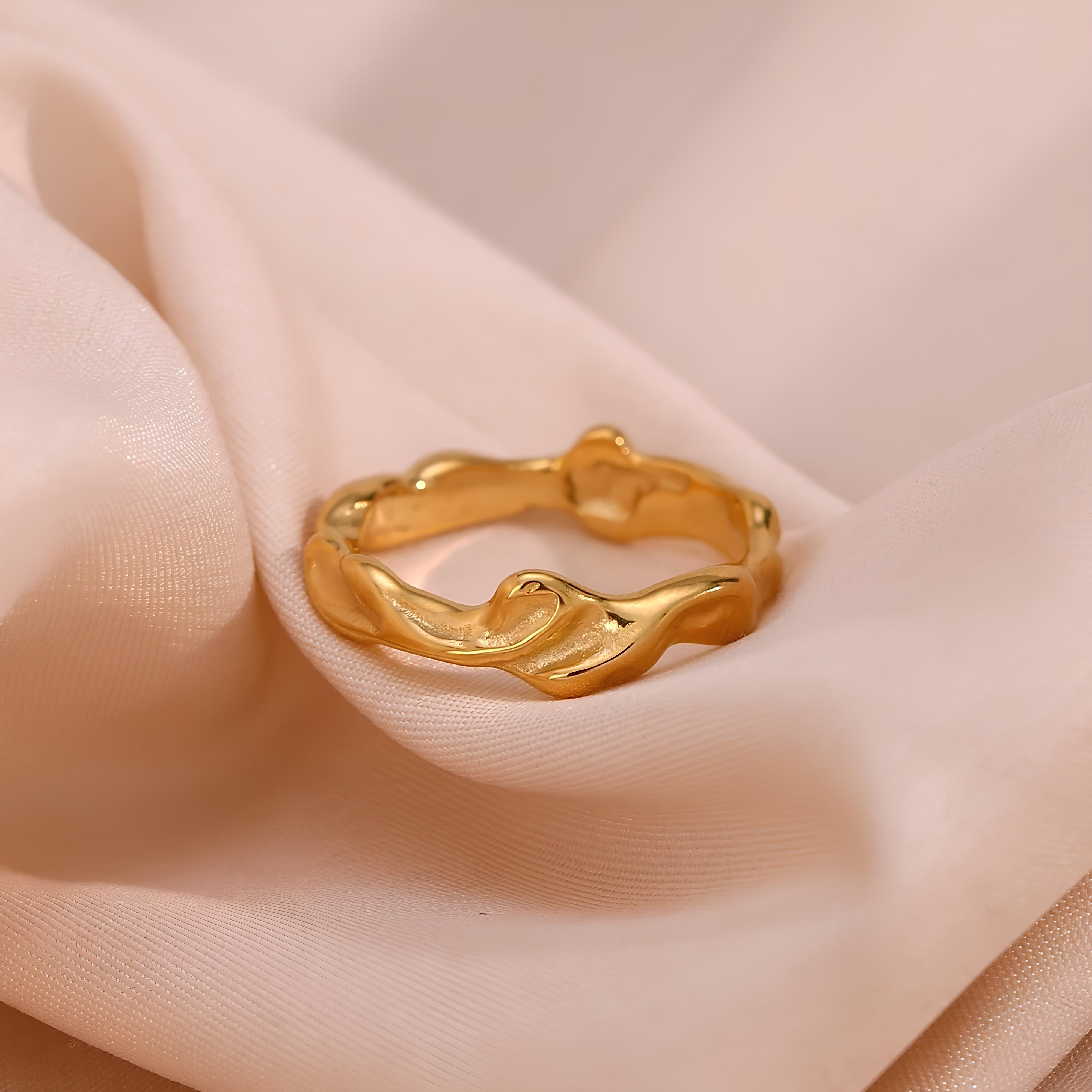 Melted Tides Ring