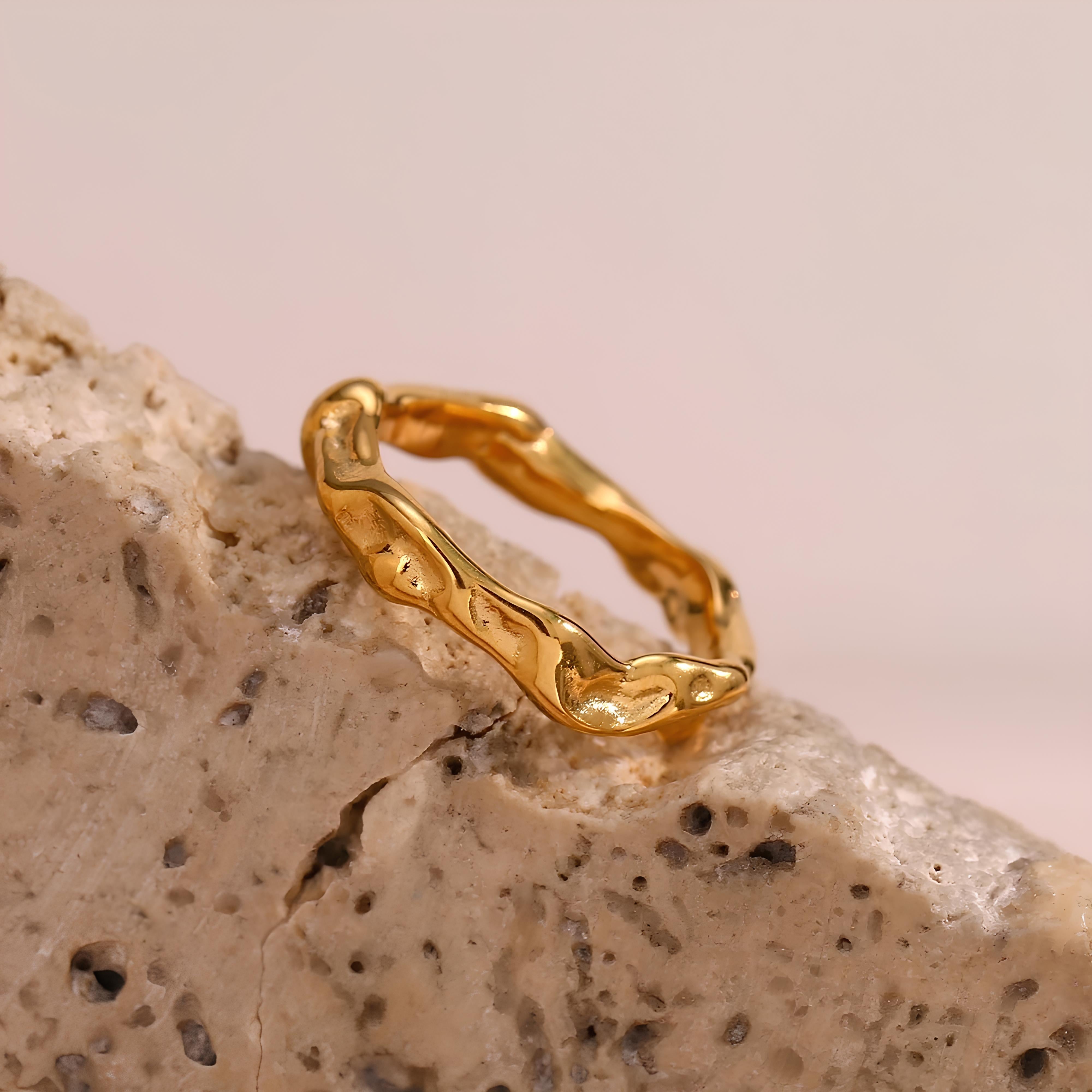 Melted Tides Ring
