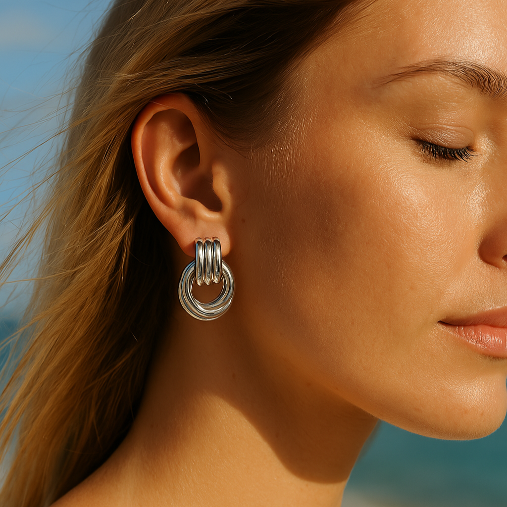 Coastal Hoop Earrings