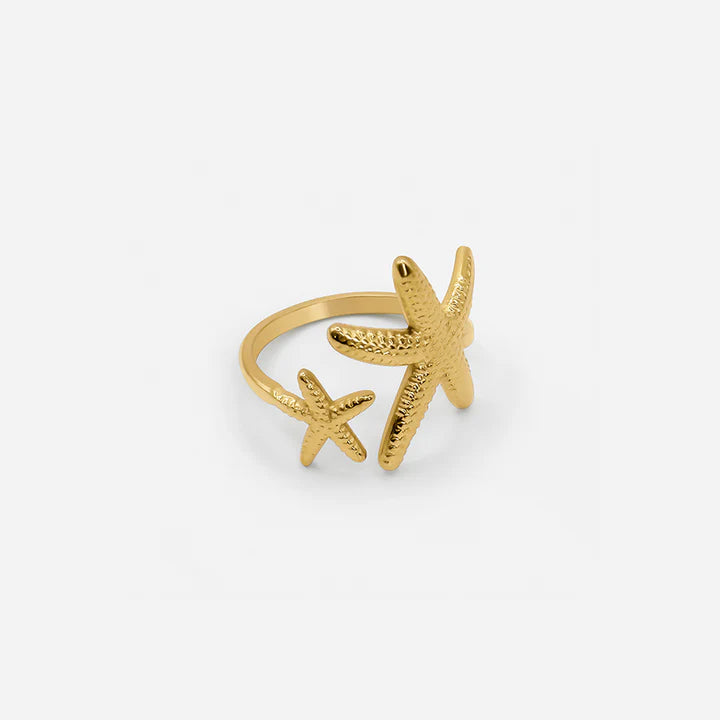 Twin Starfish Ring