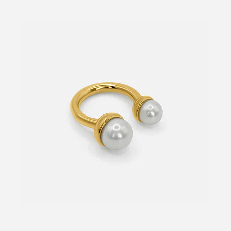 Twin Pearl Ring