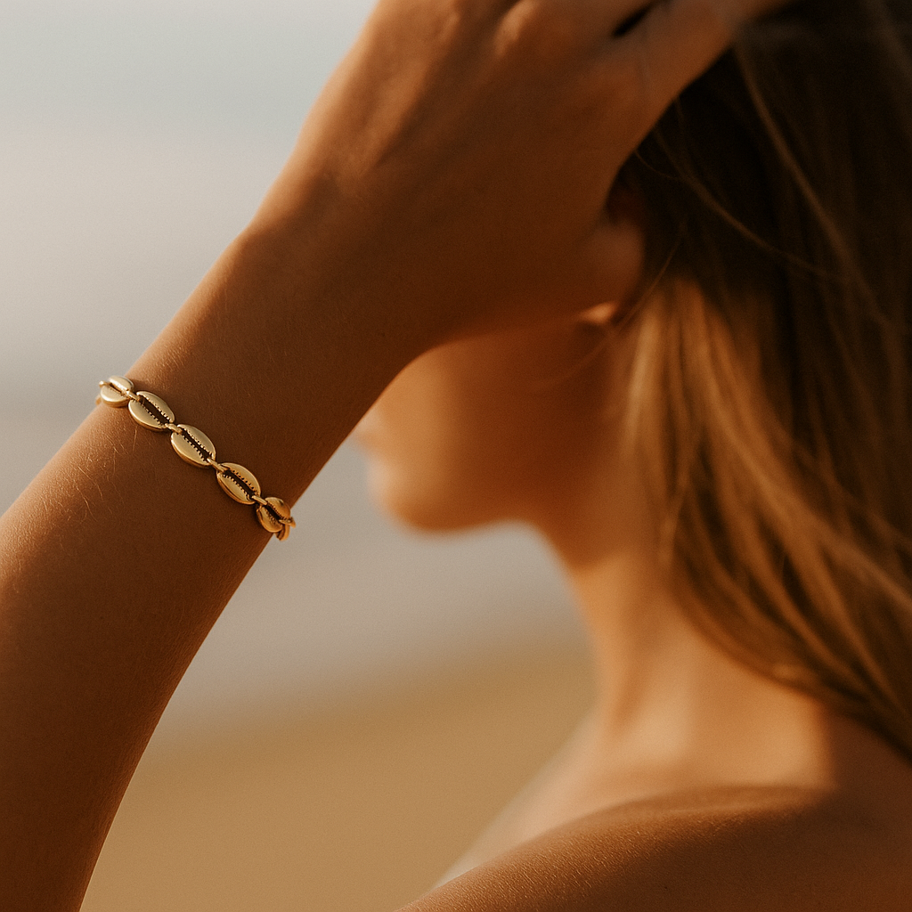 Smelted Cowrie Bracelet