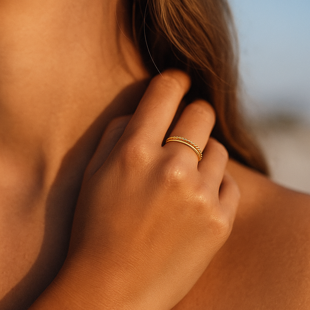 Tiny Gold Rings