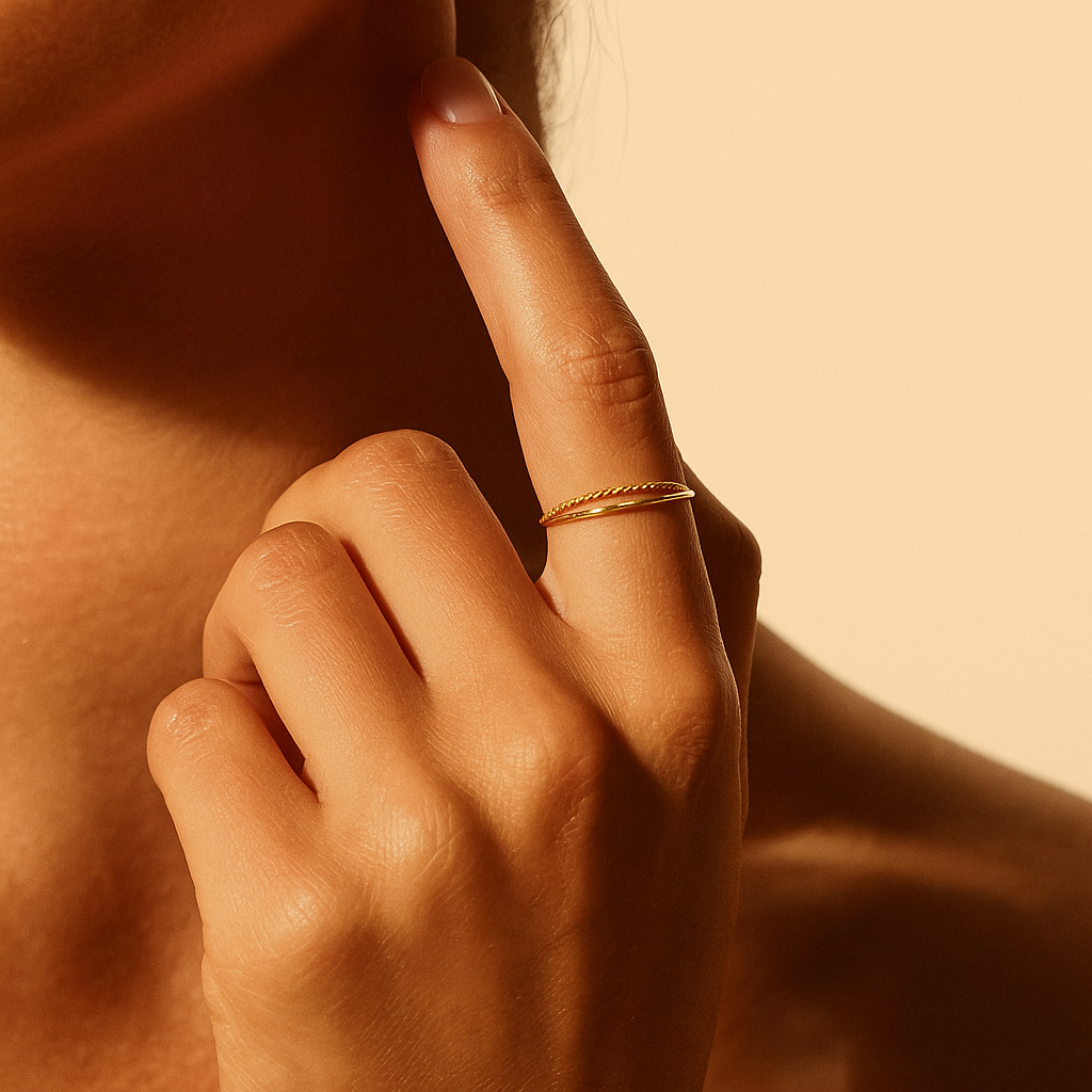 Tiny Gold Rings