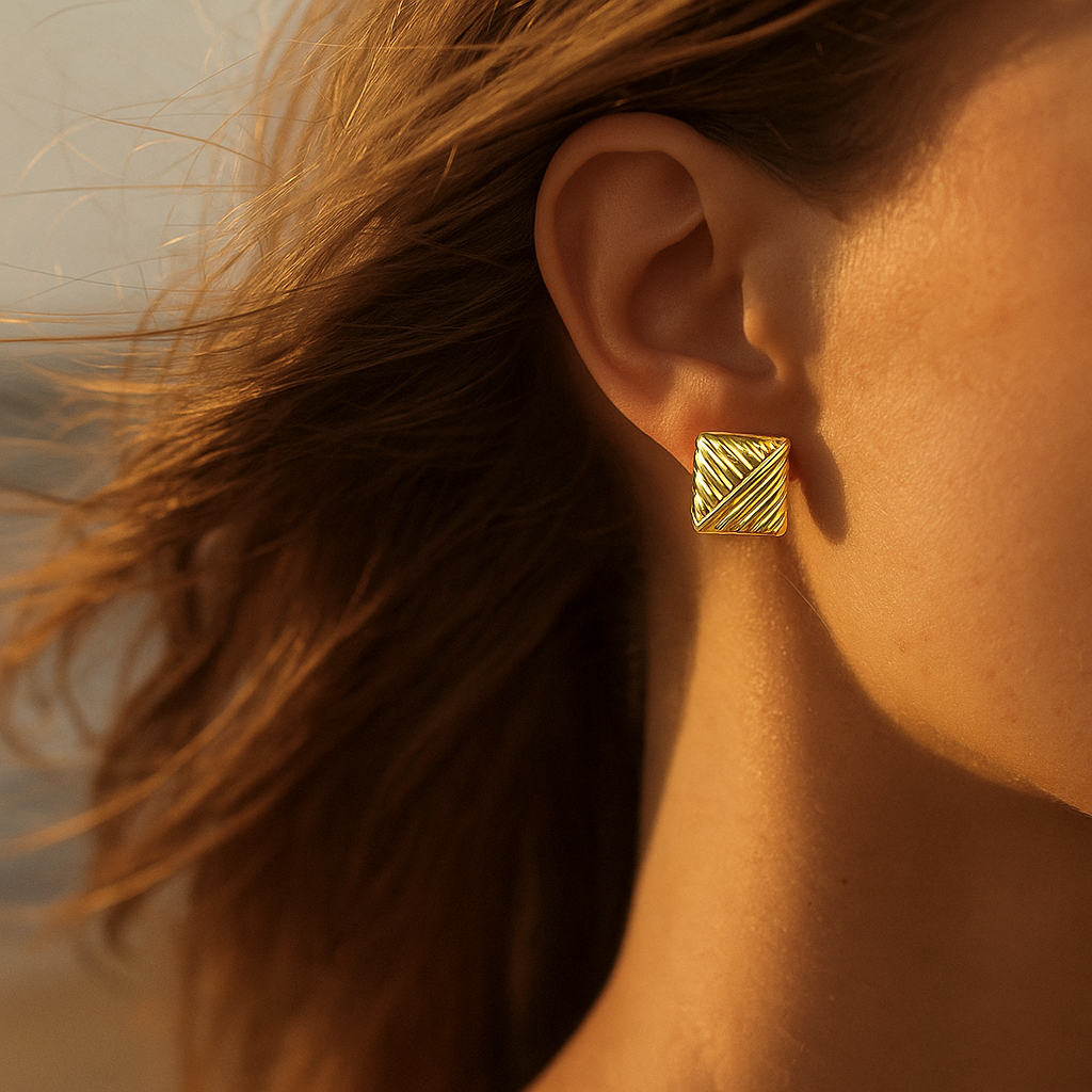 Coastal Grid Earrings