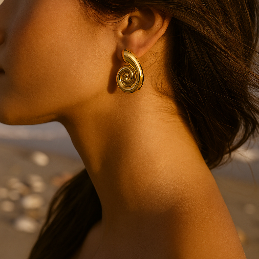 Nautilus Shell Earrings