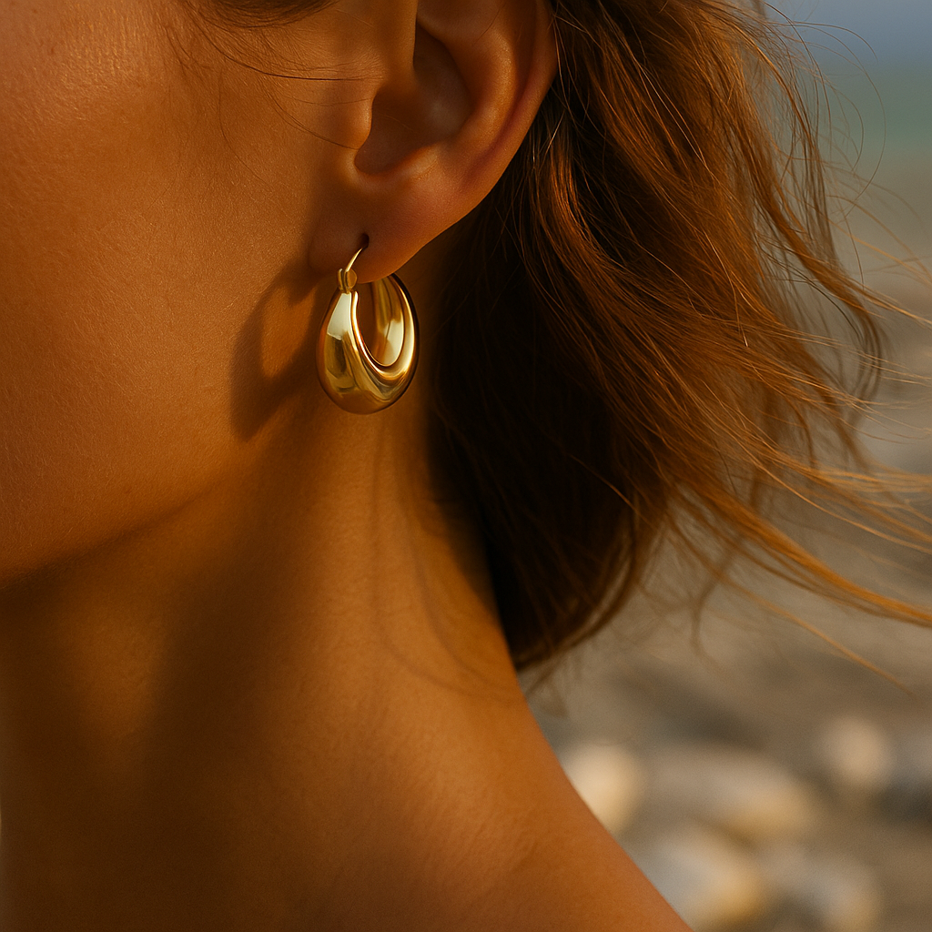 Moon Crest Earrings