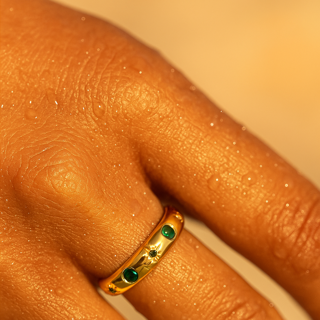 Emerald Tide RIng