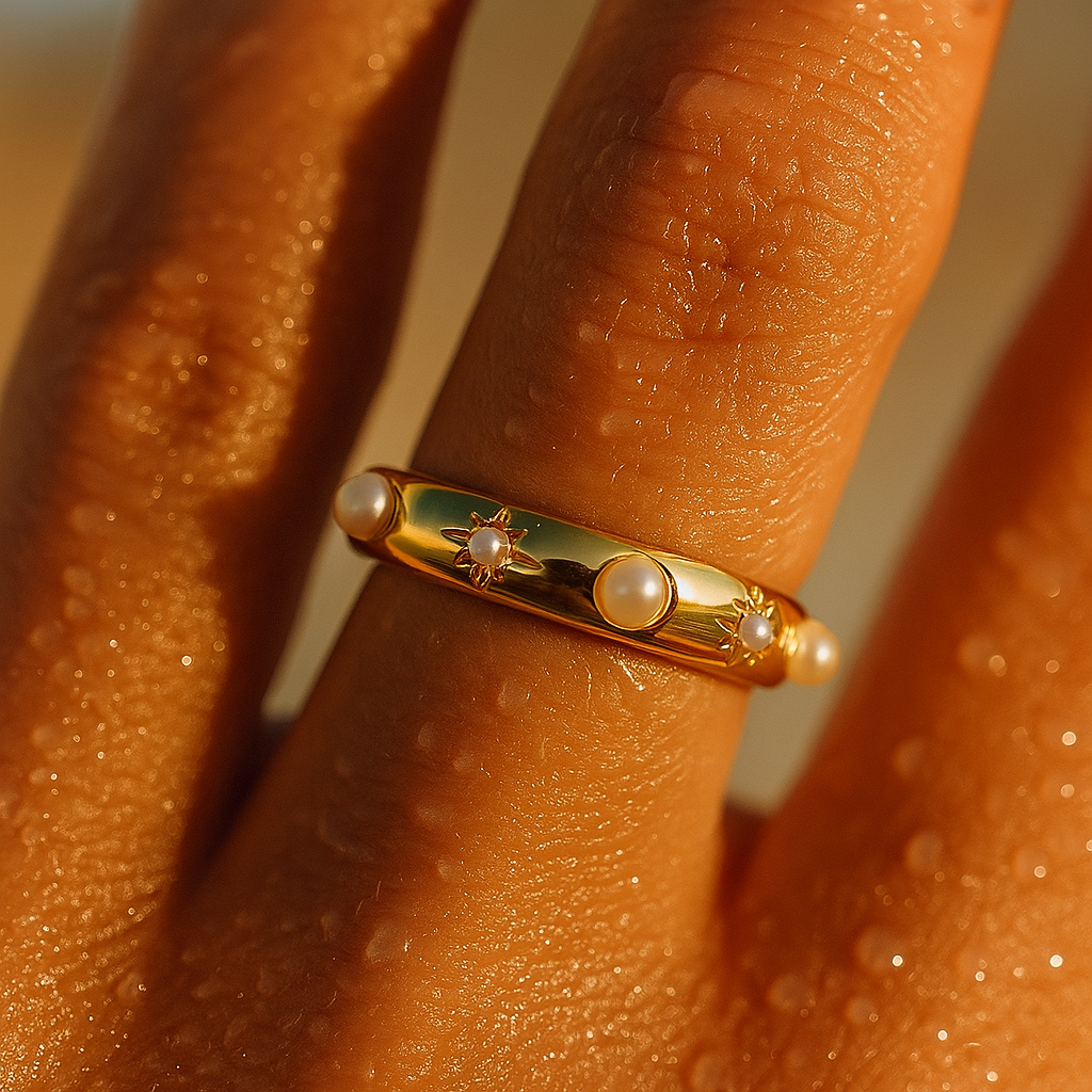 Pearl Petal Ring