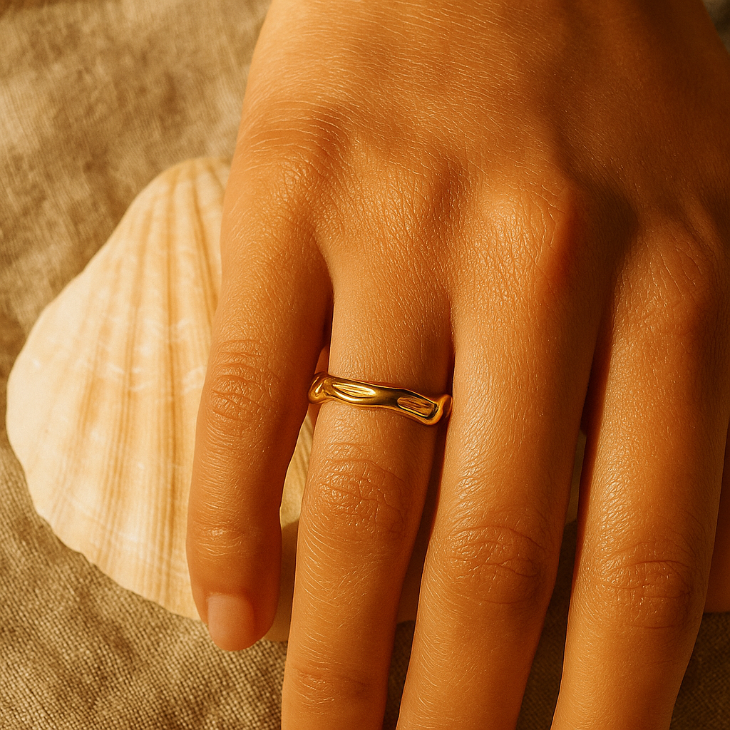 Melted Tides Ring