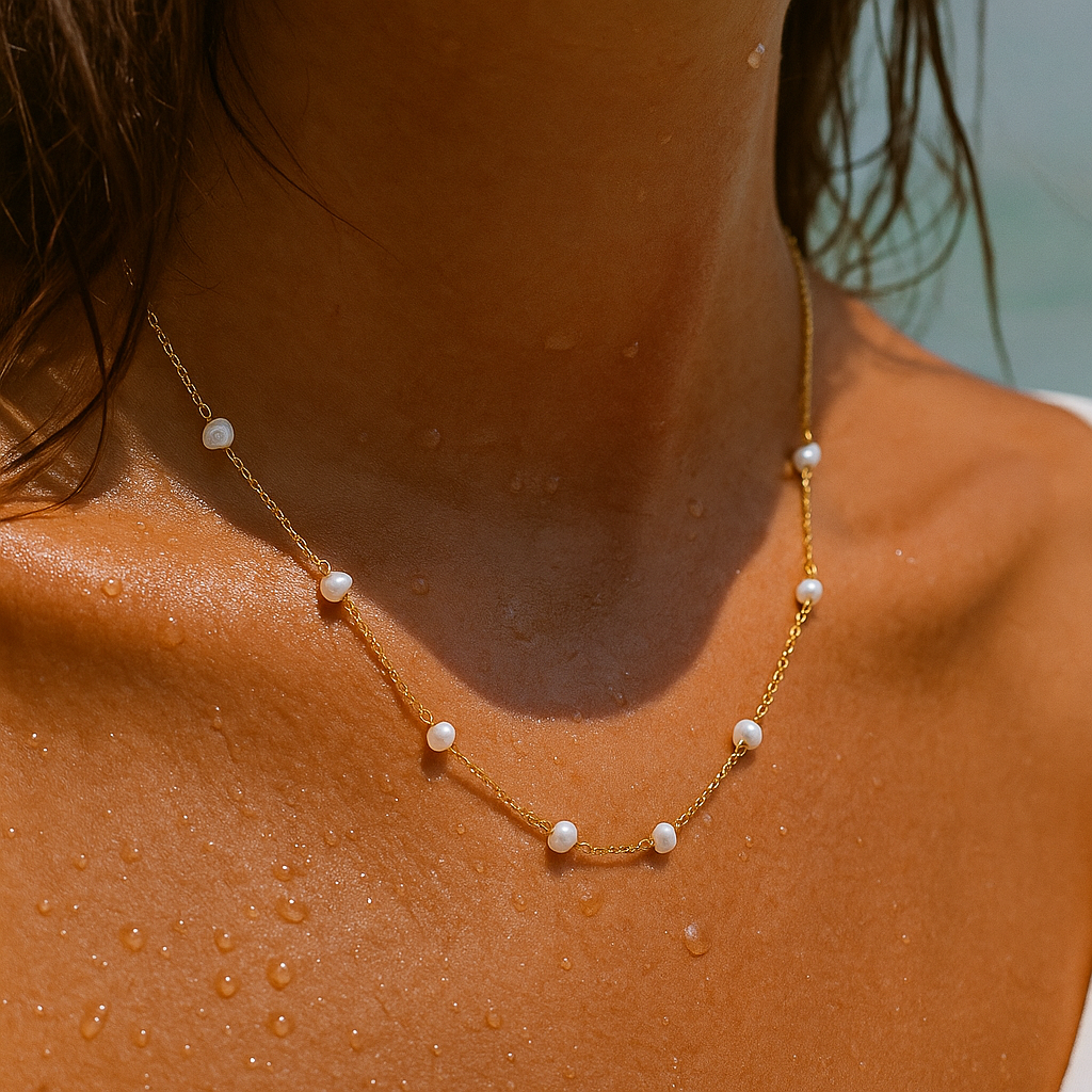 Pearl Float Necklace