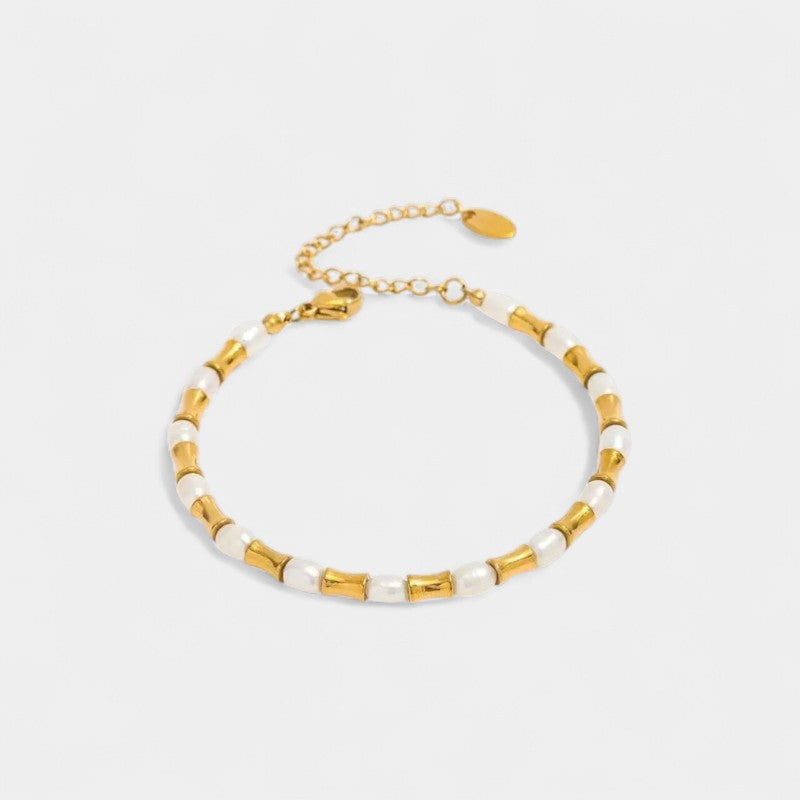 Beaded Pearl Bracelet