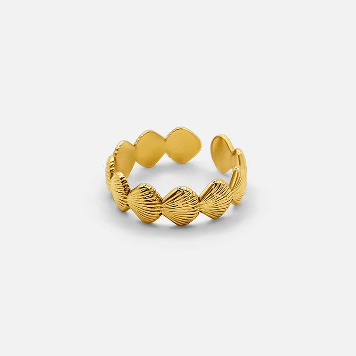 Golden Shell Ring
