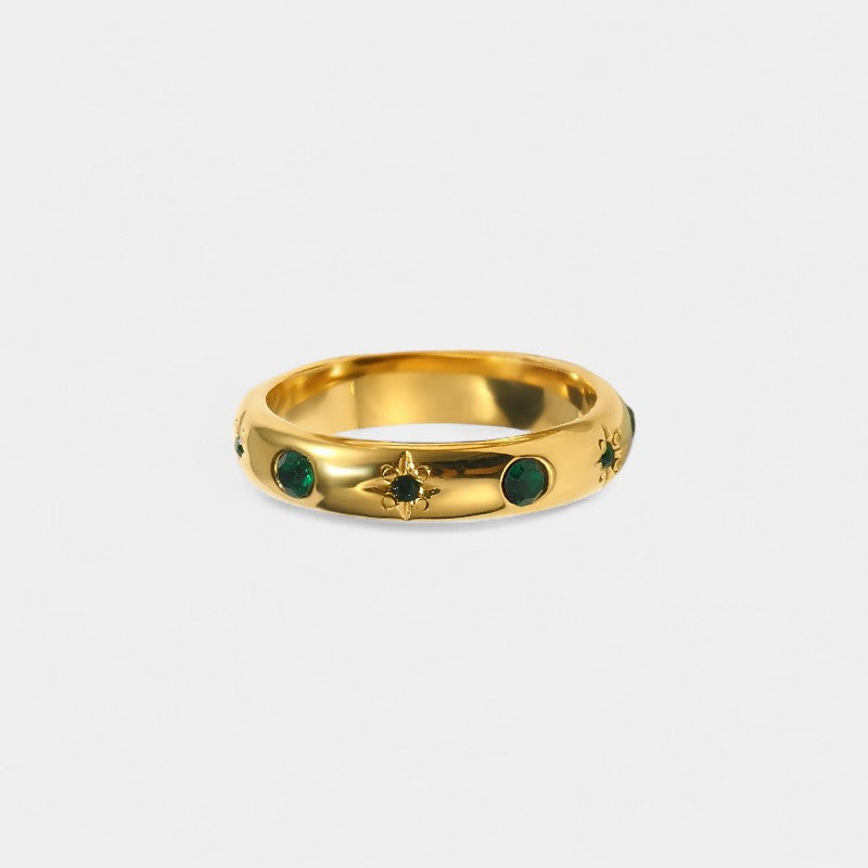 Emerald Tide RIng