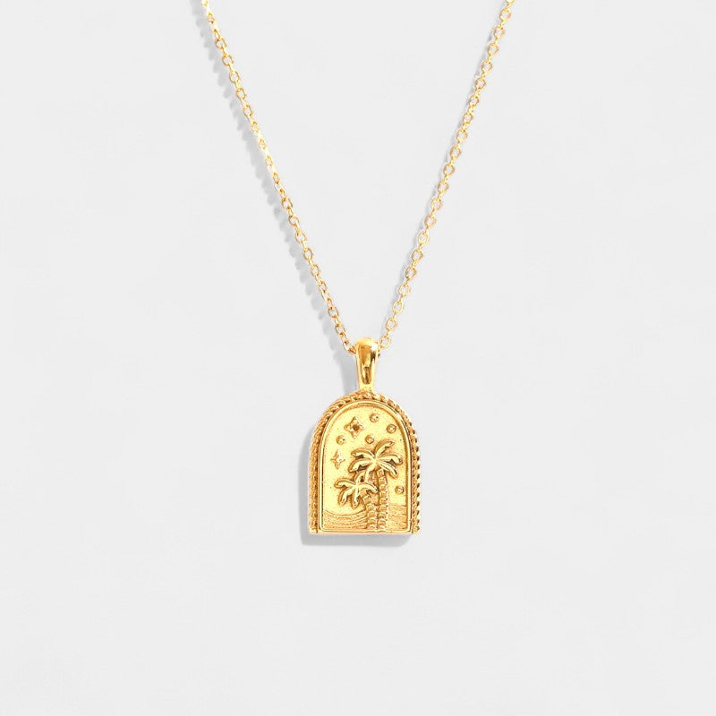 Palm Tree Necklace